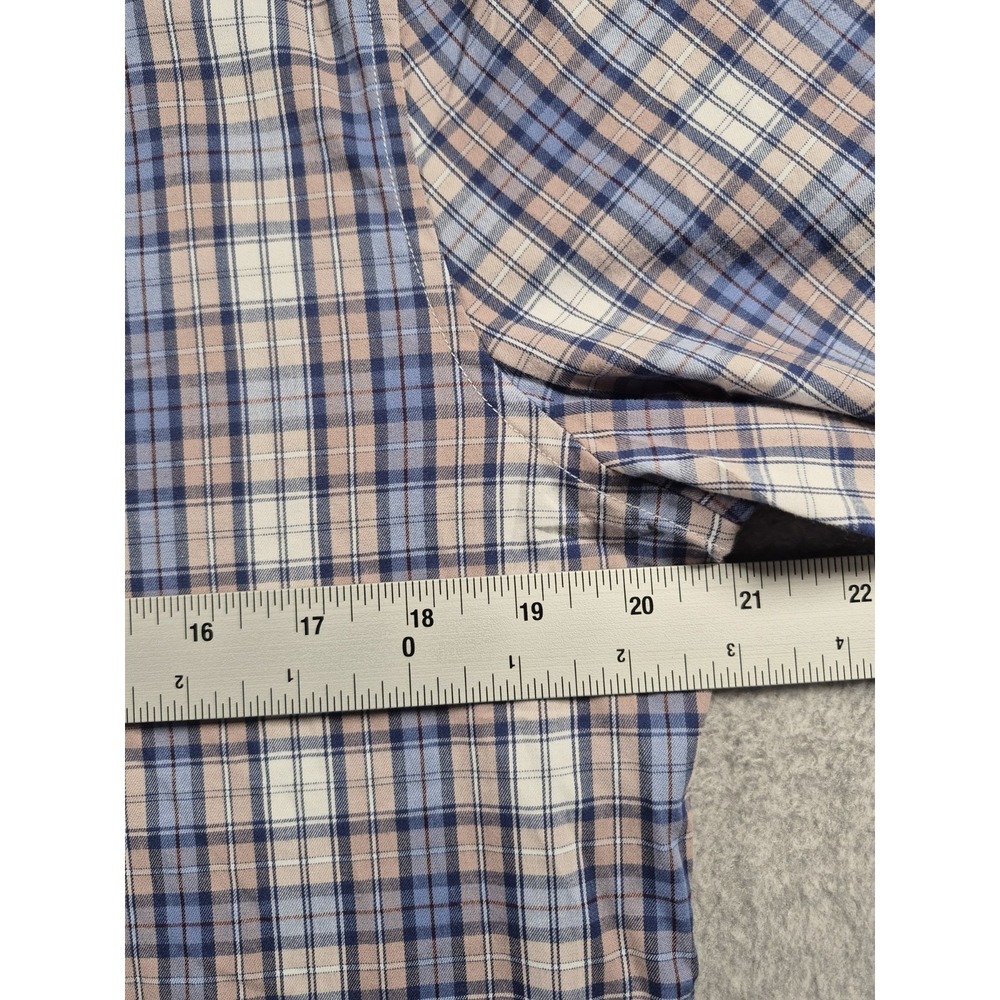 Holderness & Bourne Shirt Mens Medium The Andrews Tailored Fit Stretch Plaid - Picture 5 of 7